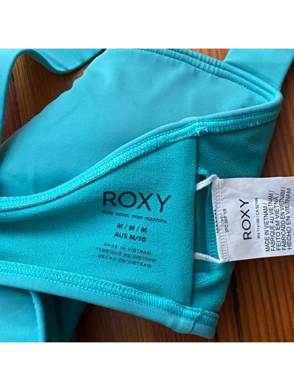 Roxy Turquoise Bikini set - Picture 4 of 5